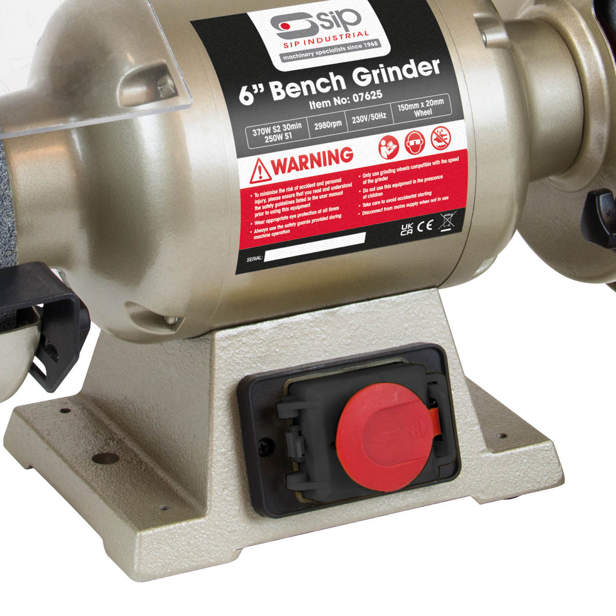 SIP 6 Inch Professional Bench Grinder